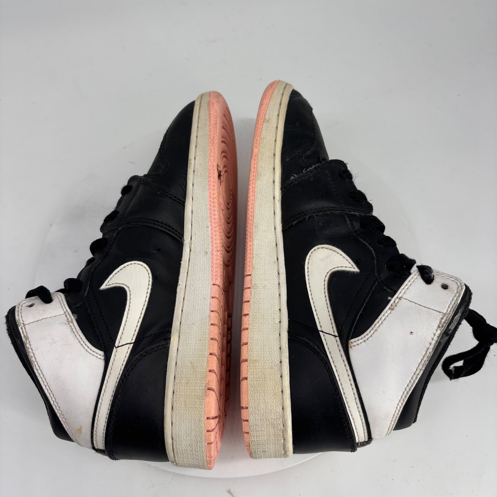 Jordan Air Jordan 1 Mid Kids 6Y Black Pink Quartz Sneakers Streetwear Classic - Picture 8 of 9